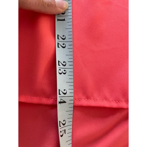 Soprano Women's Coral Tank Top MEDIUM Silver Studs Flowy with Open back. NWOT - Picture 11 of 11